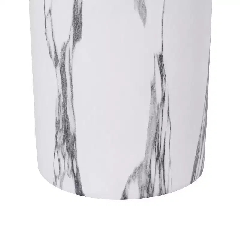 Christopher Knight Home Fiora Table d'appoint sculpturale en béton léger à motif marbre moderne pour terrasse