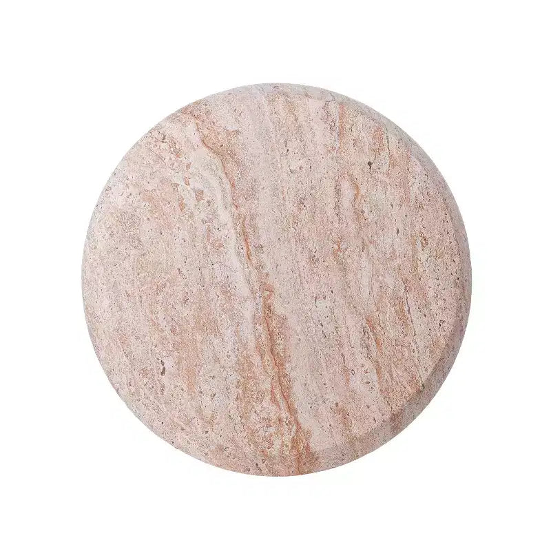 Christopher Knight Home Fiora Table d'appoint sculpturale en béton léger à motif marbre moderne pour terrasse
