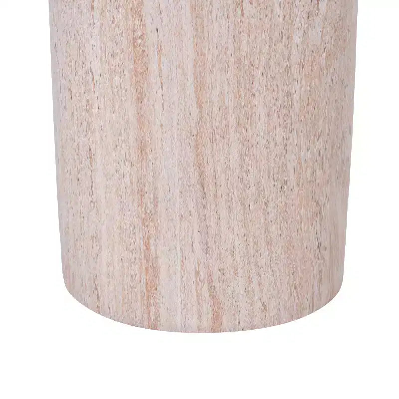 Christopher Knight Home Fiora Table d'appoint sculpturale en béton léger à motif marbre moderne pour terrasse