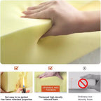 Divano Letto Componibile MooxvMoo 79, Divano Pavimento Pudding, Materasso a Compressione per Soggiorno Camera da Letto, Grigio