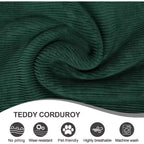 MooxvMoo 79 Divano Letto Sezionale Modulare Convertibile, Divano da Terra Pudding, Letto a Compressione per Soggiorno Camera da Letto, Verde Scuro