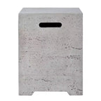 Table de recouvrement pour réservoir de propane extérieur GDFStudio Sam 15,75 avec poignées latérales et rainure inférieure