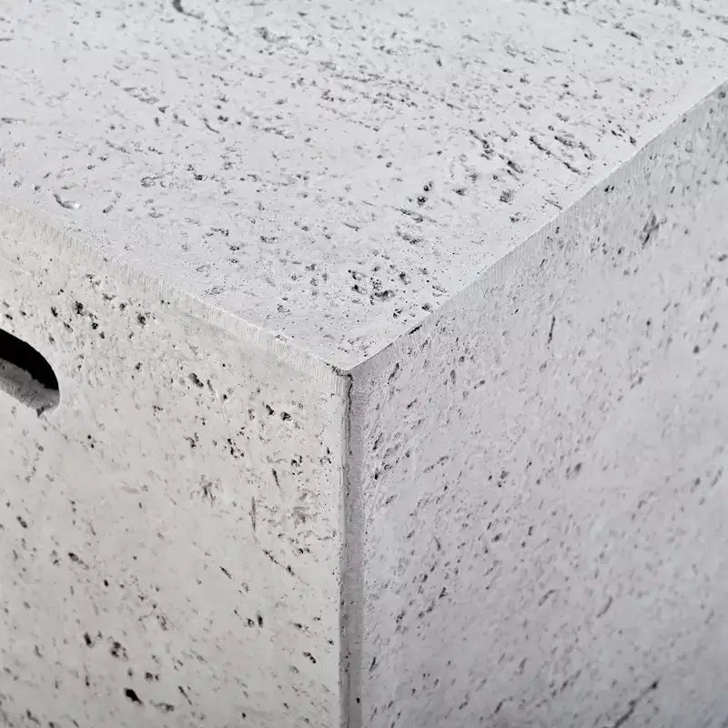 Table de recouvrement pour réservoir de propane extérieur GDFStudio Sam 15,75 avec poignées latérales et rainure inférieure