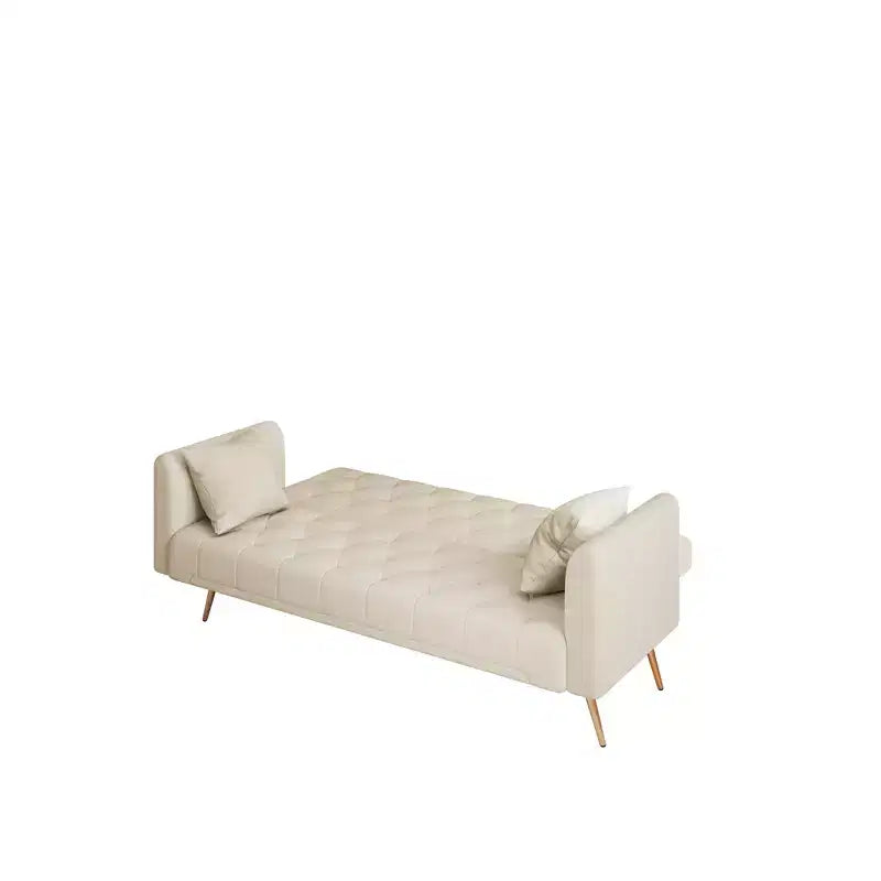 Canapé Loveseat Convertible 71", Canapé-lit en Velours pour Salon, Chambre, Bureau - ModernLuxe