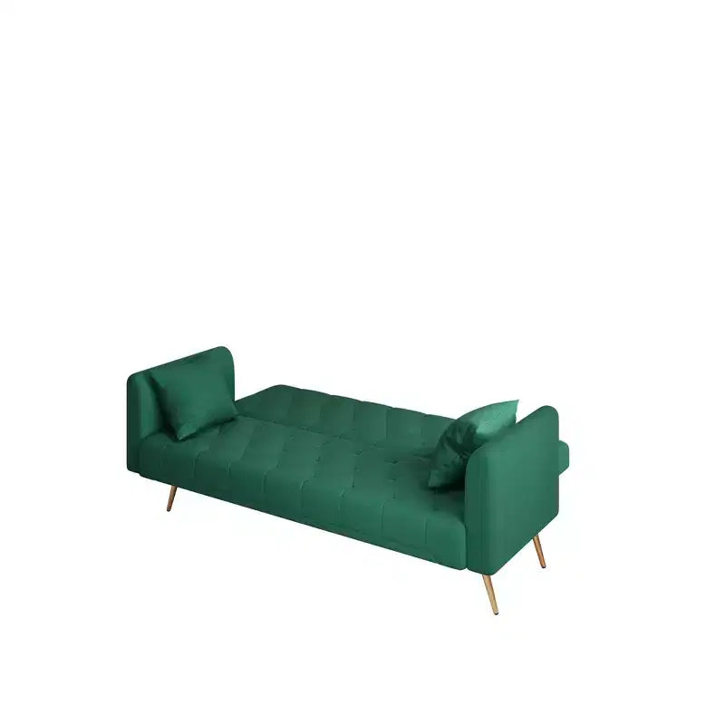 Canapé Loveseat Convertible 71", Canapé-lit en Velours pour Salon, Chambre, Bureau - ModernLuxe