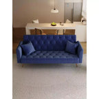 Canapé Loveseat Convertible 71", Canapé-lit en Velours pour Salon, Chambre, Bureau - ModernLuxe