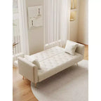 Canapé Loveseat Convertible 71", Canapé-lit en Velours pour Salon, Chambre, Bureau - ModernLuxe