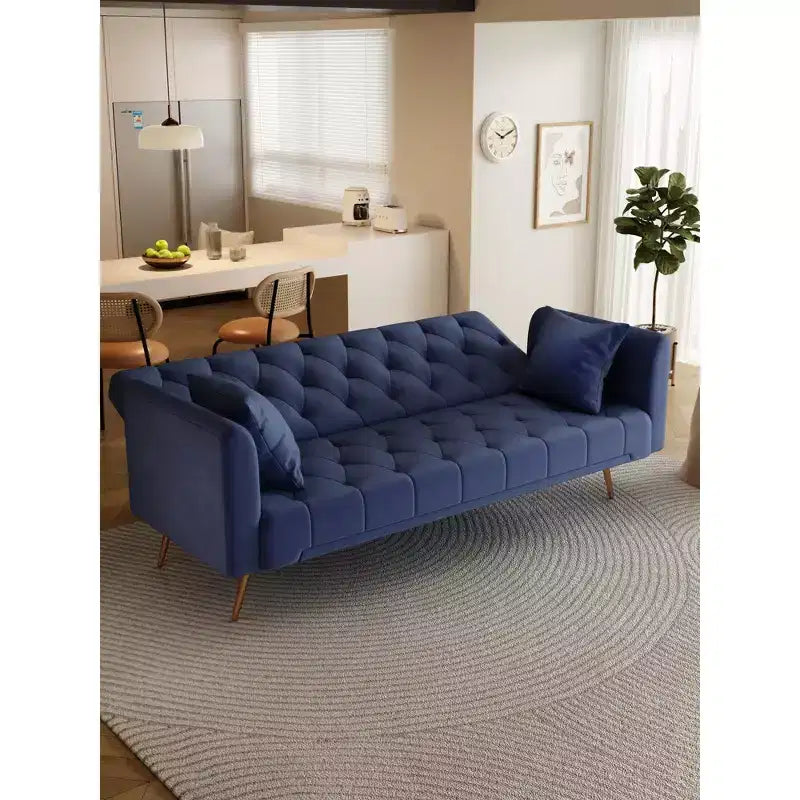 Canapé Loveseat Convertible 71", Canapé-lit en Velours pour Salon, Chambre, Bureau - ModernLuxe