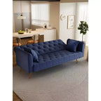 Canapé Loveseat Convertible 71", Canapé-lit en Velours pour Salon, Chambre, Bureau - ModernLuxe