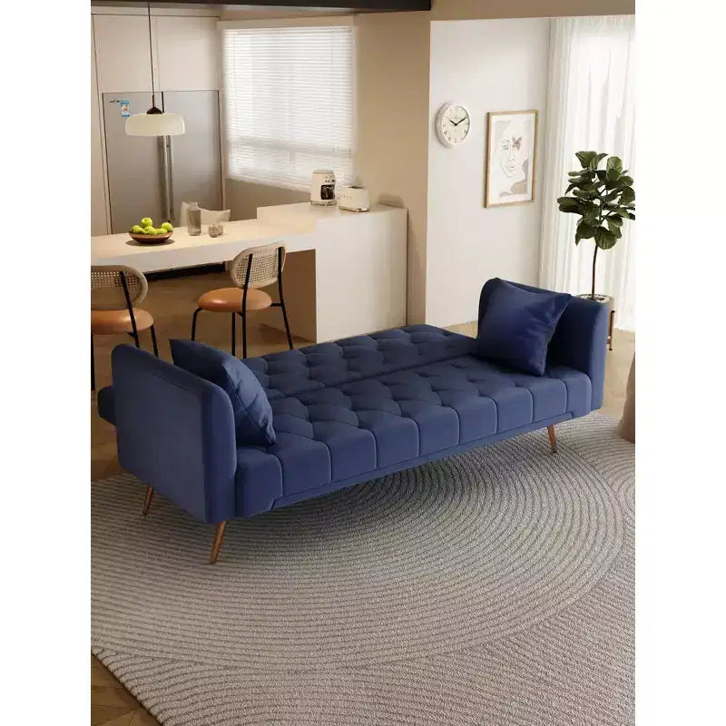 Canapé Loveseat Convertible 71", Canapé-lit en Velours pour Salon, Chambre, Bureau - ModernLuxe
