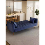 Canapé Loveseat Convertible 71", Canapé-lit en Velours pour Salon, Chambre, Bureau - ModernLuxe