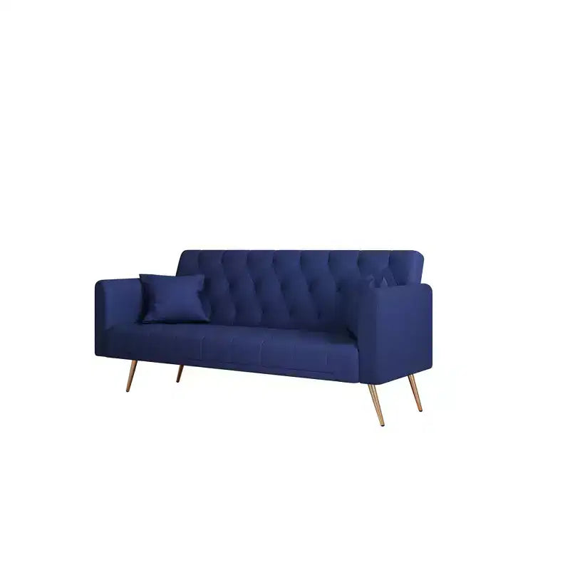 Canapé Loveseat Convertible 71", Canapé-lit en Velours pour Salon, Chambre, Bureau - ModernLuxe