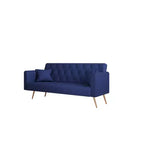Canapé Loveseat Convertible 71", Canapé-lit en Velours pour Salon, Chambre, Bureau - ModernLuxe