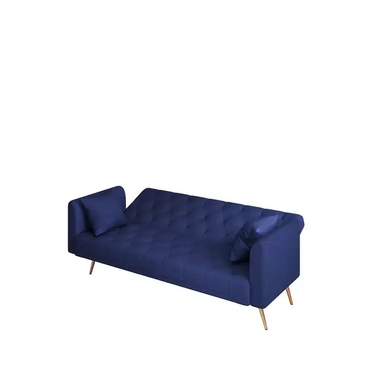 Canapé Loveseat Convertible 71", Canapé-lit en Velours pour Salon, Chambre, Bureau - ModernLuxe