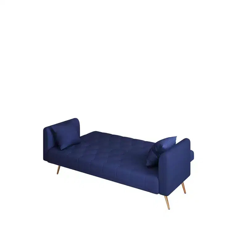 Canapé Loveseat Convertible 71", Canapé-lit en Velours pour Salon, Chambre, Bureau - ModernLuxe