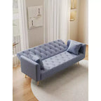 Canapé Loveseat Convertible 71", Canapé-lit en Velours pour Salon, Chambre, Bureau - ModernLuxe