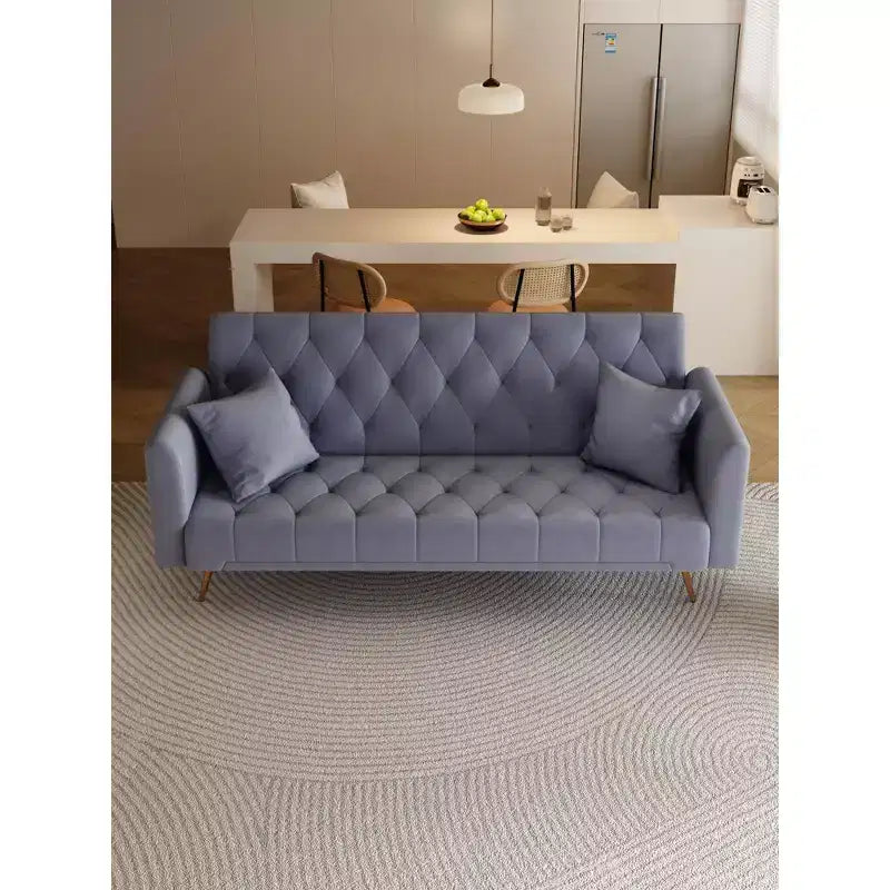 Canapé Loveseat Convertible 71", Canapé-lit en Velours pour Salon, Chambre, Bureau - ModernLuxe