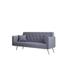 Canapé Loveseat Convertible 71", Canapé-lit en Velours pour Salon, Chambre, Bureau - ModernLuxe