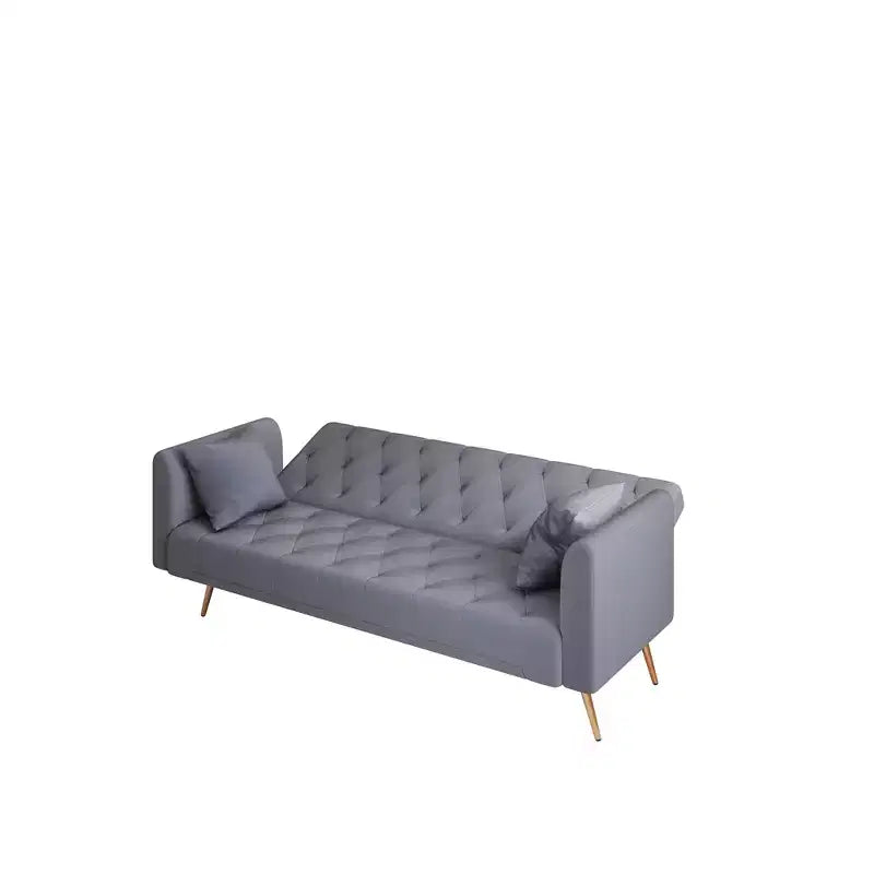 Canapé Loveseat Convertible 71", Canapé-lit en Velours pour Salon, Chambre, Bureau - ModernLuxe