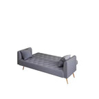 Canapé Loveseat Convertible 71", Canapé-lit en Velours pour Salon, Chambre, Bureau - ModernLuxe