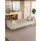 Canapé Loveseat Convertible 71", Canapé-lit en Velours pour Salon, Chambre, Bureau - ModernLuxe