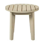 Christopher Knight Home Shota – Table d'appoint ronde moderne d'extérieur en bois d'acacia à lattes