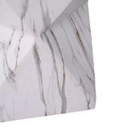 Tavolino da Esterno/Interno Geometrico ModernLuxe, Resistente alle Intemperie in MGO, Decorativo, per Piante, Nessun Montaggio
