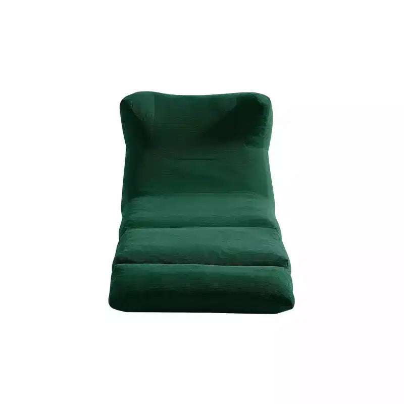 MAYEERTY Beige Fauteuil-lit Pliant 2 en 1 Nuage Velours Côtelé Lavable Petit Espace Canapé