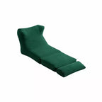 MAYEERTY Beige Fauteuil-lit Pliant 2 en 1 Nuage Velours Côtelé Lavable Petit Espace Canapé