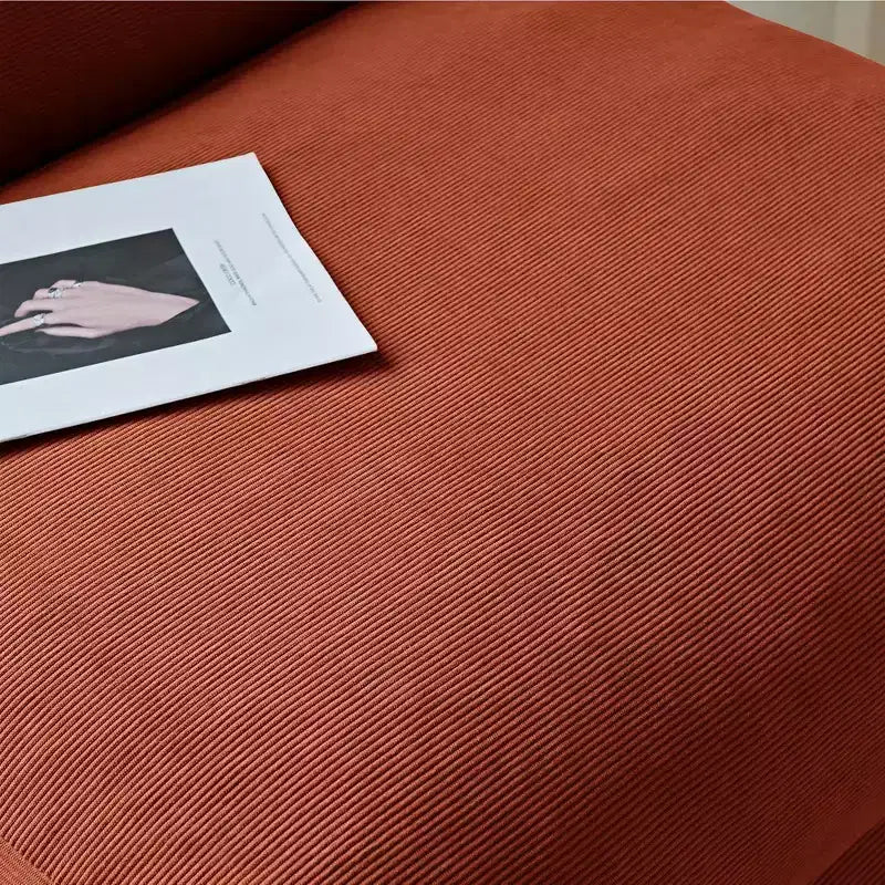 MAYEERTY Beige Fauteuil-lit Pliant 2 en 1 Nuage Velours Côtelé Lavable Petit Espace Canapé