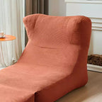 MAYEERTY Beige Fauteuil-lit Pliant 2 en 1 Nuage Velours Côtelé Lavable Petit Espace Canapé