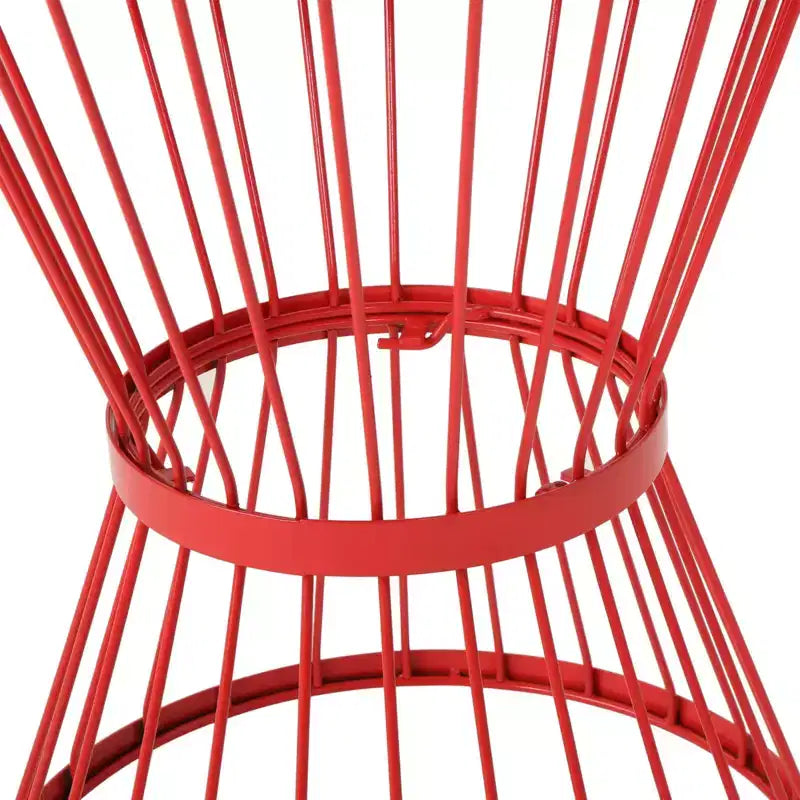 Table d'appoint en acier inoxydable NAYSAYE, table d'appoint résistante aux intempéries pour patio, balcon et espaces de vie extérieurs, 16,25 x 16,25 x 21 po