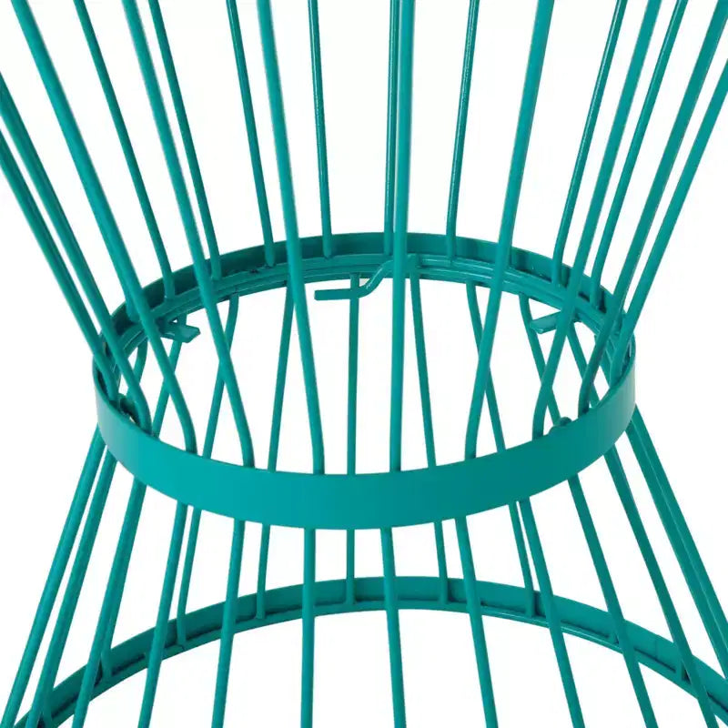 Table d'appoint en acier inoxydable NAYSAYE, table d'appoint résistante aux intempéries pour patio, balcon et espaces de vie extérieurs, 16,25 x 16,25 x 21 po