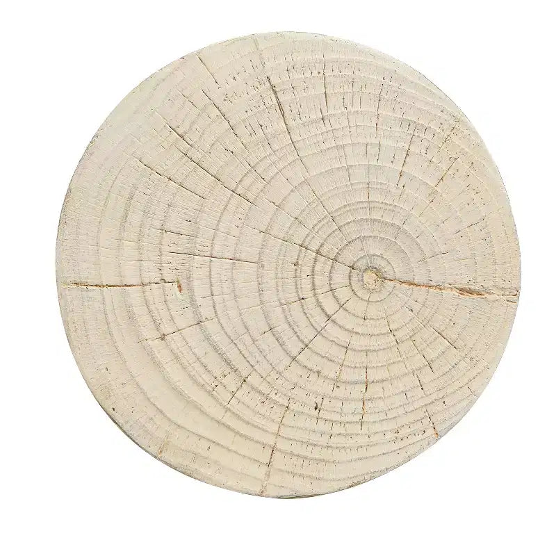 Tavolino rotondo da esterno e interno, tavolino decorativo in MGO resistente alle intemperie, nessun assemblaggio richiesto - ModernLuxe