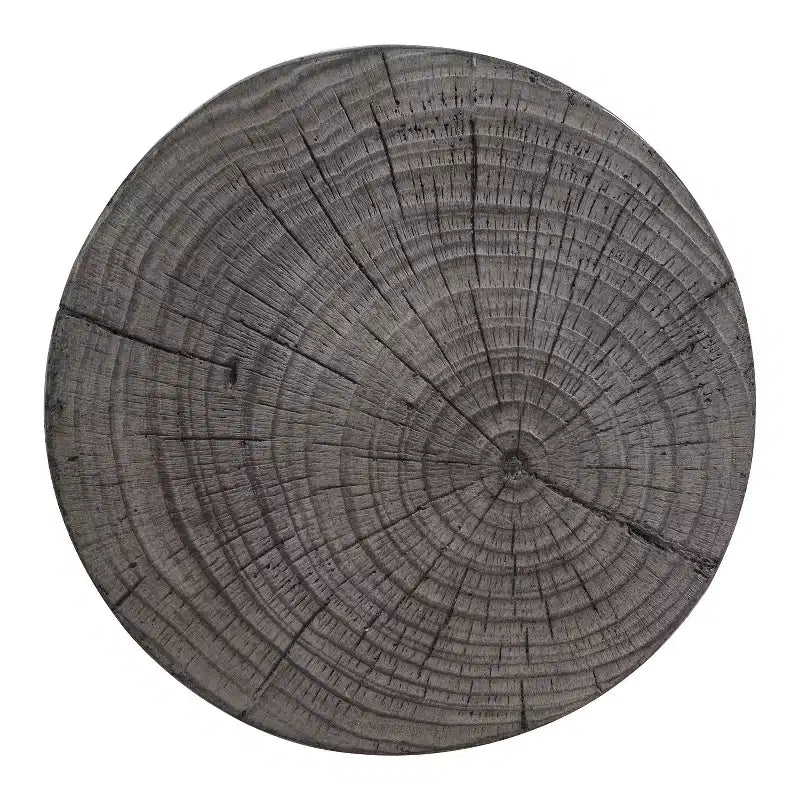 Tavolino rotondo da esterno e interno, tavolino decorativo in MGO resistente alle intemperie, nessun assemblaggio richiesto - ModernLuxe