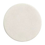 Table d'appoint de patio ronde, table d'appoint intérieure et extérieure, table d'appoint décorative résistante aux intempéries, support de plantes de jardin, blanche, aucun assemblage - ModernLuxe