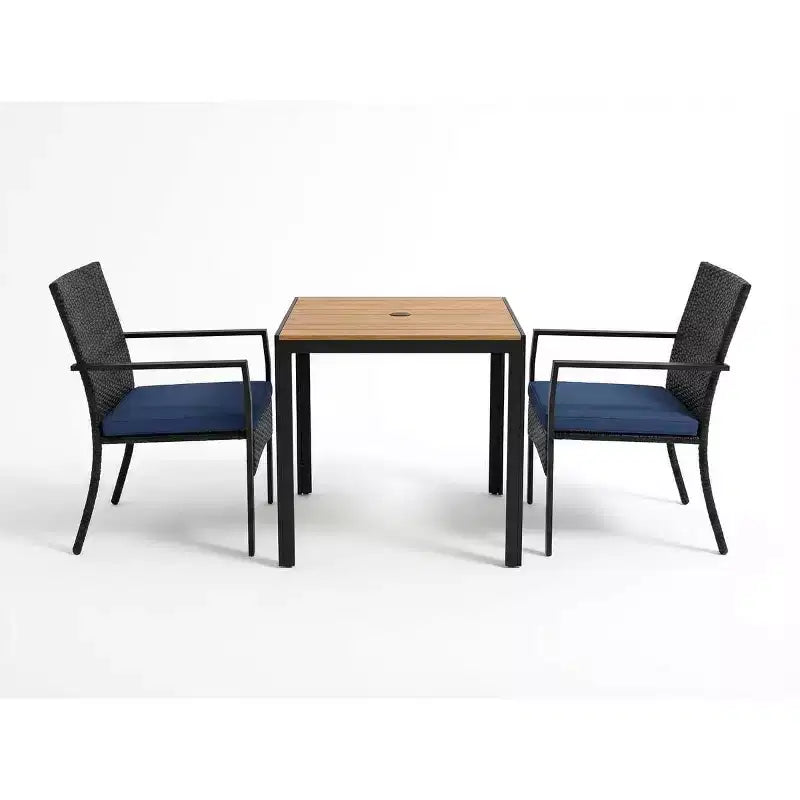 Set da pranzo da esterno 3 pezzi