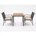 Set da pranzo da esterno 3 pezzi