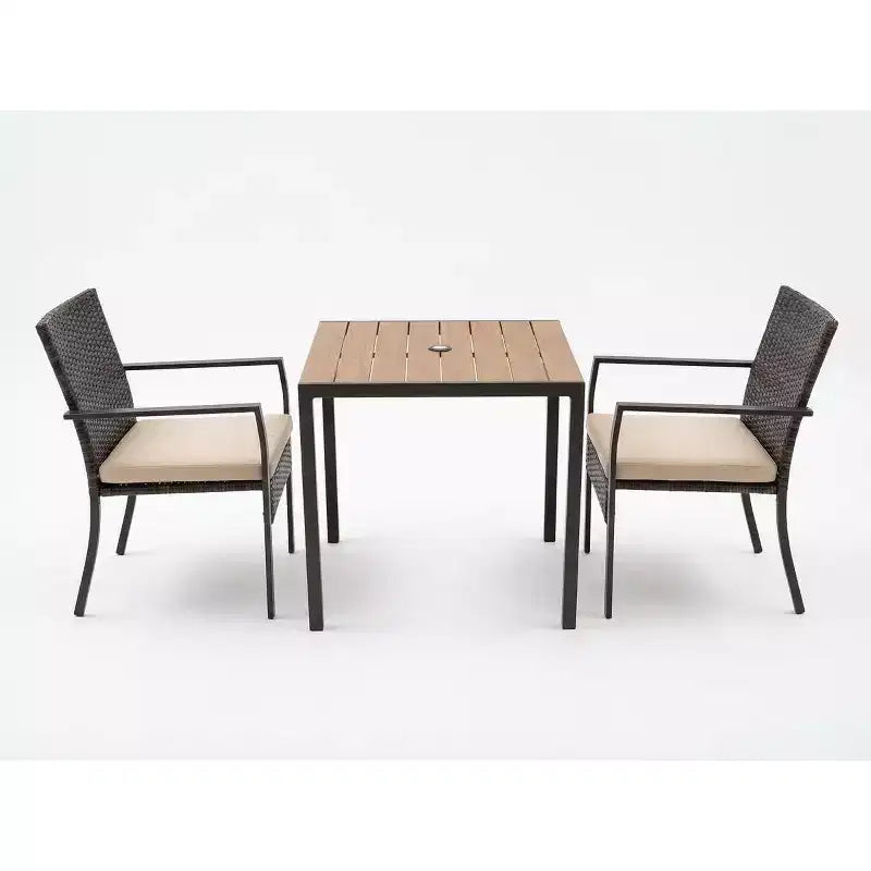 Set da pranzo da esterno 3 pezzi