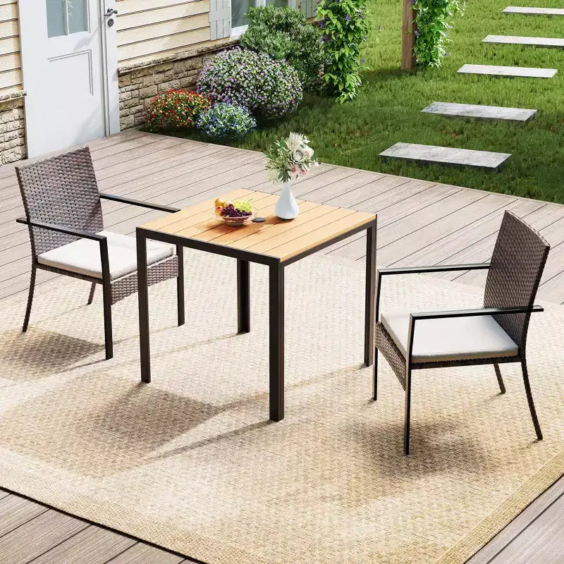 3 Piece Outdoor Dining Set