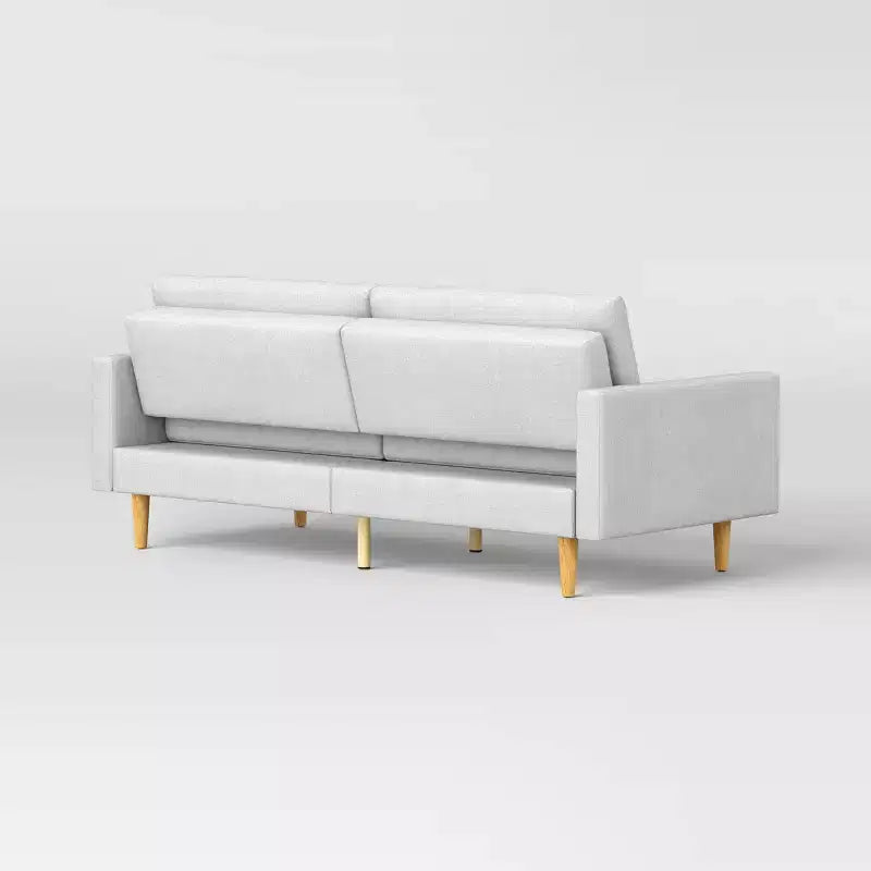 Divano futon moderno di metà secolo, 198 cm, grigio chiaro - Room Essentials™ (montaggio richiesto)