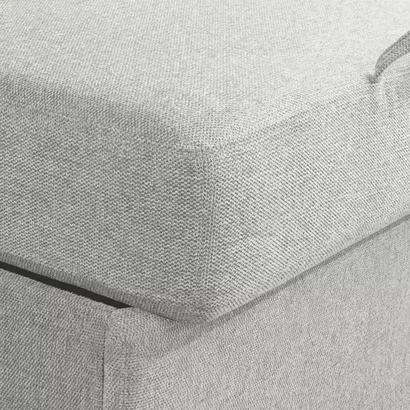 Sedia a due posti convertibile Serta Hans in lino intrecciato