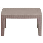Flash Furniture Table basse en rotin