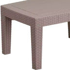 Flash Furniture Table basse en rotin