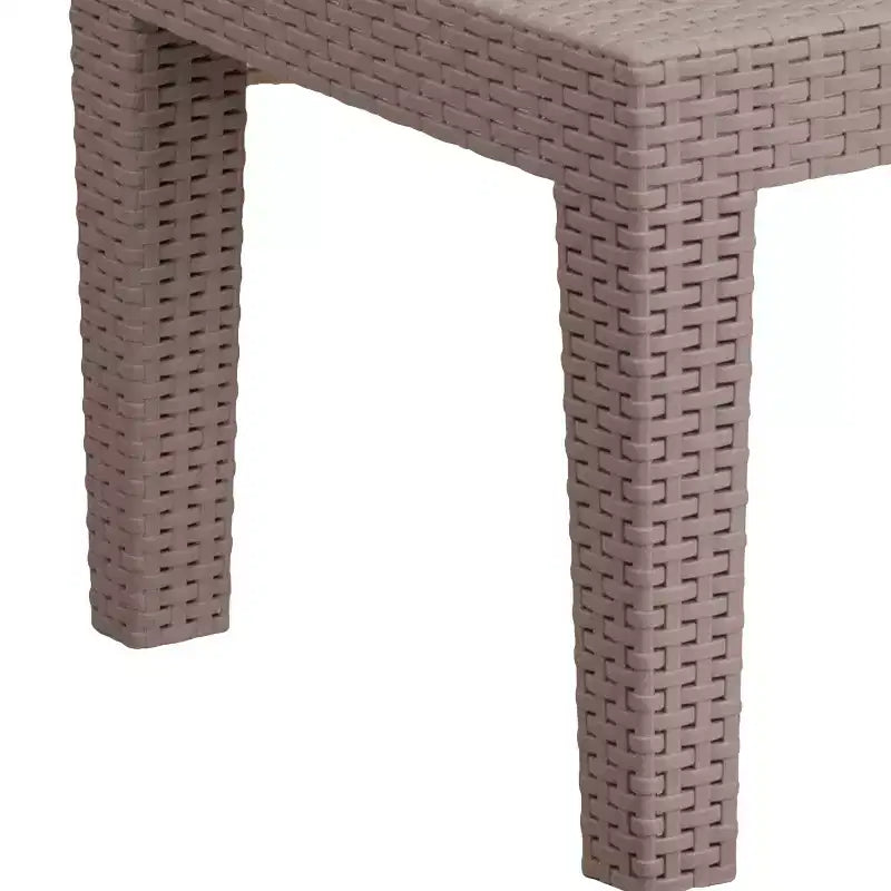 Flash Furniture Table basse en rotin
