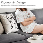 Costway Divano Sezionale Convertibile a L con Chaise Longue Reversibile Grigio Scuro\Verde\Grigio Chiaro