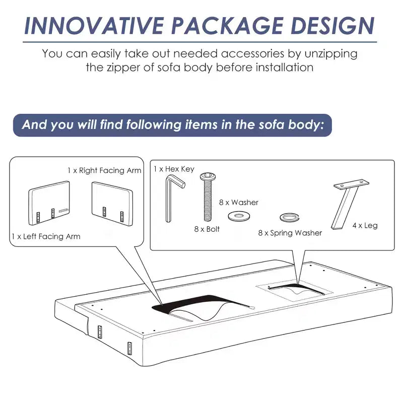 Costway Divano Letto Futon Convertibile Pieghevole Reclinabile con Porte USB e Presa di Corrente Grigio\Blu