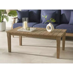 Table basse de patio Martinique - Intérieur/Extérieur - CPT1014 - Naturel - Safavieh