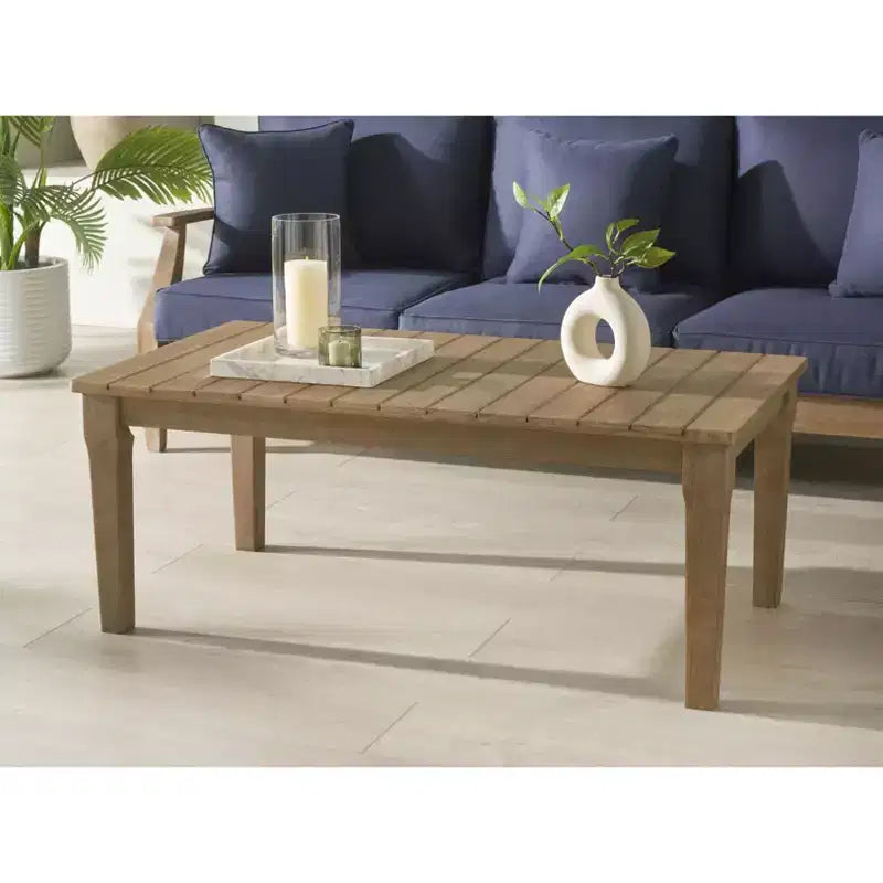 Table basse de patio Martinique - Intérieur/Extérieur - CPT1014 - Naturel - Safavieh