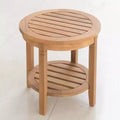 Sonoma Lane Channing Round Solid Teak Outdoor Accent Table